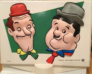 Laurel And Hardy Rare Poster-1984And Stickers-Very Rare-Photograph-1930 - Picture 1 of 3