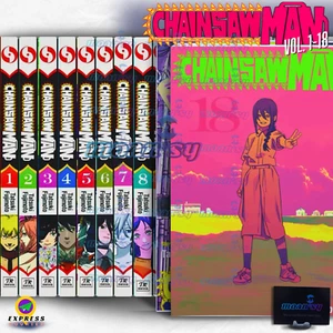Chainsaw man Manga English Vol 1-18 Full Set Comic Books New by Tatsuki Fujimoto - Picture 1 of 19
