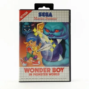 Juego Sega Master System: Wonder Boy in Monster World - embalaje original sin instrucciones PAL - Imagen 1 de 4