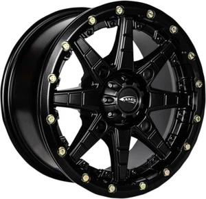 AMS Roll'n 106 Beadlock Wheel 15x7 Satin Black 4/156 5711-046AS - Picture 1 of 3
