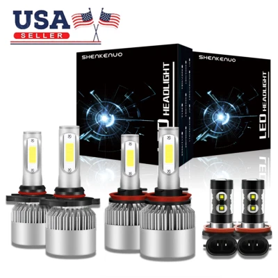 Kit de 6 faros LED y faros antiniebla para Honda CR-Z 2011-2013 2014 2015 2016 Foto 1 de 4