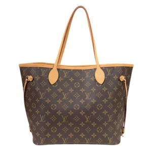 LOUIS VUITTON Tote Bag M41178 Monogram canvas Monogram Neverfull MM used - Picture 1 of 9