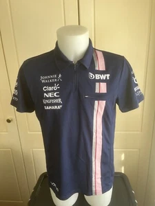 CAMISETA POLO FORCE INDIA F1 TEAM EDICIÓN HOMBRE MEDIANA TEMPORADA 2017 JOHNNIE WALKER - Imagen 1 de 7