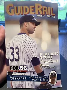 Aaron Judge Scranton Wilkes Barre Railriders Program 5/2/16 NY Yankees MVP - Picture 1 of 8