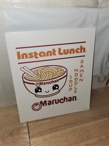 Instant lunch Maruchan Ramen Noodle Display Poster 10"×11½" - Picture 1 of 5