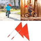 150cm Safety Flag Pole 3-parts Tricycle Bicycle Trailer Bike Flagpole Orange Uk
