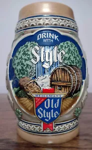 Vintage 1983 Old Style Ceramarte Beer Stein Mug, "Drink With Style" Limited - Picture 1 of 4