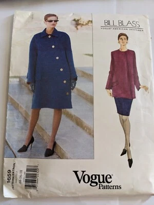 Vintage Vogue pattern Bill Blass 1659 American Designer sizes 14/16/18 - Image 1 of 3
