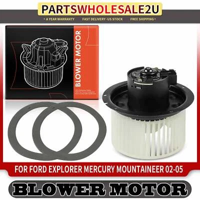 Motor soplador trasero HVAC con jaula para Ford Explorer Mercury Mountaineer 2002-2005 Foto 1 de 4