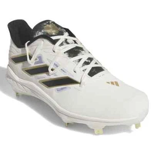 Adidas Adizero Afterburner 9 NWV TPU Baseball IG9616 White Gold Men Size 6.5 - Picture 1 of 5