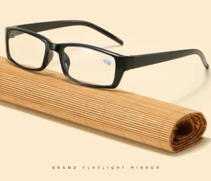 AU 4 Pack Mens Unisex Blocking Reading Glasses Black Spring Hinge Readers NEW - Picture 1 of 12