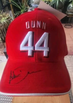 Adam Dunn Signed Baseball Cap Cincinnati Reds #44 NWT - Image 1 of 4