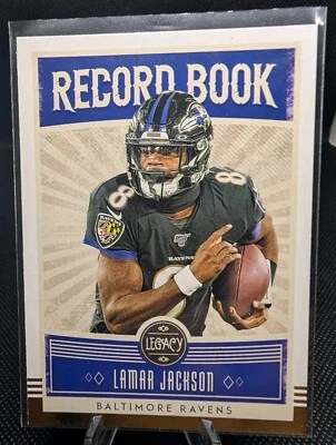 2020 Panini Legacy #RB-LJ Lamar Jackson Record Book - Image 1 of 2