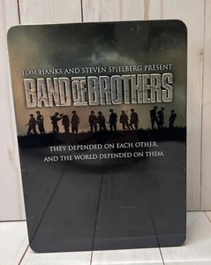 Band of Brothers Complete 6 DVD Metal Tin Box Set WWII Tom Hanks & Spielberg HBO - Picture 1 of 6