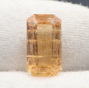 5.00 Crt Natural Imperial Topaz Baguette Cut Stone 13x7 mm November Birthstone - Picture 1 of 10