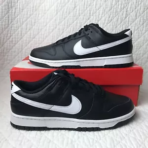 Nike Dunk Low Retro Shoes Men’s SZ 10.5 Black/White Panda 2.0 DV0831-002 - Picture 1 of 13