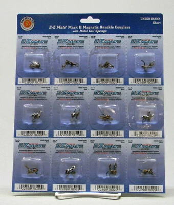 BACHMANN HO SCALE 12pk EZ MATE MARK II UNDER SHANK COUPLER SHORT BAC78029-12 NEW - Image 1 of 2