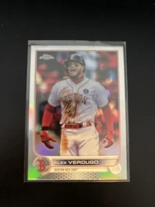 2022 Topps Chrome Refractors #33 Alex Verdugo Red Sox - Bild 1 von 2