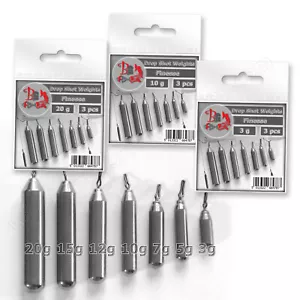 Drop Shot Weights Sinker Finesse Pensil Leads Bass Pike Perch Chub Fishing Tackl - Picture 1 of 5