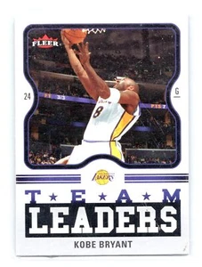 2006 Fleer #TL-KB24 Kobe Bryant Team Leaders Los Angeles Lakers - Picture 1 of 2
