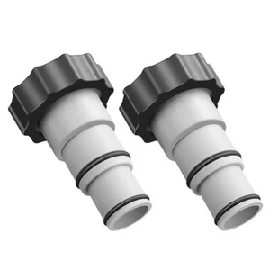 2 Pcs Pool Filtration Pump Adapter Swimming Pools Parts Adapters - Picture 1 of 12