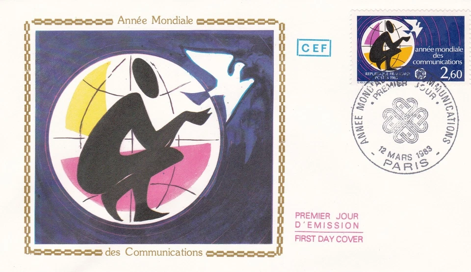 France 1983 FDC Year WWII Communications yt - Image 1 of 1