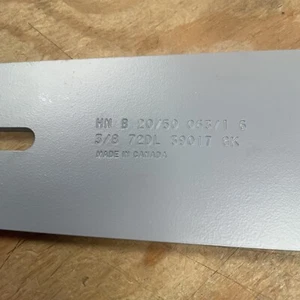 New 20" Husqvarna Solid Nose Bar, Large Mount, 3/8 P .063 GA 72 DL, 39017 - Picture 1 of 3