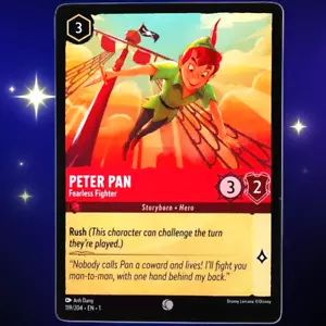 Peter Pan Fearless Fighter - Común - Disney Lorcana El Primer Capítulo #119/204 - Imagen 1 de 3