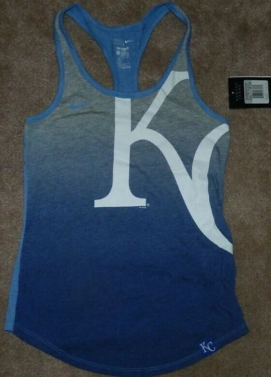 NEW NIKE MLB Kansas City Royals Tank Top Shirt Women Ladies XS Extra Small NWT - Image 1 of 1