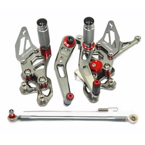 MAD-MOTO Rearset Footrest Foot Pegs Foot Pedal For SUZUKI GSX-R600/750 2006-2010 - Picture 1 of 9