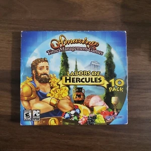 Amazing Time Management Games Labors of Hercules PC DVD-ROM 10 Game Pack E 10+  - Picture 1 of 3