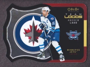 2015-16 O-Pee-Chee Platinum Hockey Team Logo Die Cuts #T-30 Andrew Ladd - Picture 1 of 2