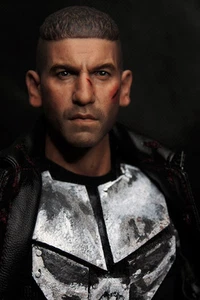Custom 1/6 Scale BD Ver Jon Bernthal Punisher Frank Castle Head Sculpt - Picture 1 of 11
