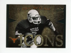 2011 Upper Deck ERIC METCALF Rare GOLD ICONS FOIL INSERT #I-EM Texas Longhorns - Picture 1 of 1