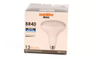 Sunlite LED BR40 Recessed Light Bulb 14 Watts (85W Equivalent) Medium E26 Base - Picture 1 of 4