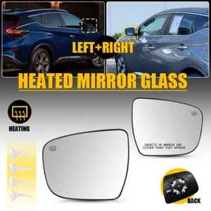 Heated Mirror Glass Driver Passenger Side For 2014-20 Nissan Rogue NI1324120 H - Picture 1 of 11