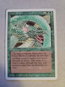MTG Craw Wurm Revised Edition Regular Common - Picture 1 of 2