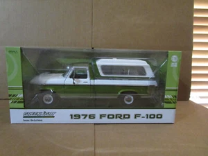 Greenlight/13545 1976 Ford F-100 Green Mettalic KOSTENLOSER VERSAND - Bild 1 von 1