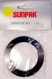 58-77mm Step up Ring | Sunpack | Made in Japan | Best Machining | New | $11 | - Picture 1 of 2