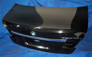 2009-2015 BMW F01 F02 740i 750i 760i Rear Trunk Assembly Jet Black 668 Nice! - Picture 1 of 11