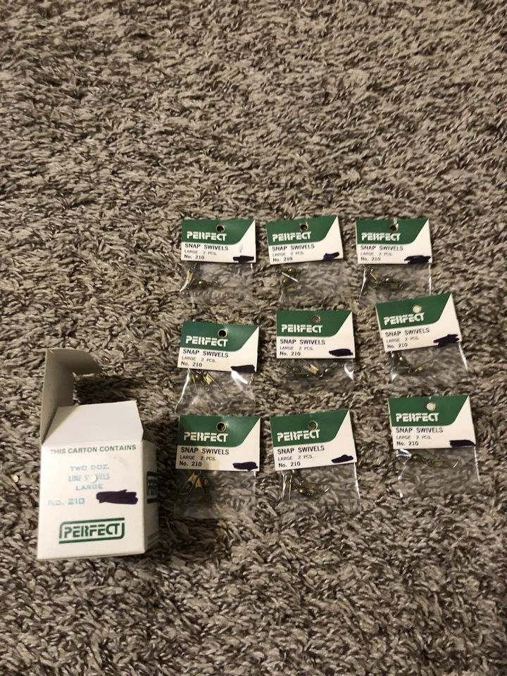 Perfect snap swivel For Model Airplanes Small - 210-9 bags-X1.6 - Image 1 of 4