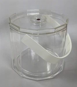 Cubo de hielo Guzzini ZODIACO Lucite 12 caras, polígono años 80 POZZI Italia vintage - Imagen 1 de 9