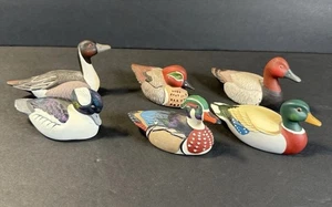 Lote de 6 patos de madera Avon Collector Duck Series - Imagen 1 de 17