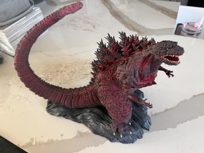 X-Plus Clear Red Shin Godzilla Hibiya Godzilla Square Replica Statue Figure Toho - Image 1 of 4