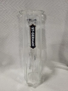 St. Germain Glass Carafe Cocktail Mixer Pitcher Barware 12”  - Picture 1 of 13