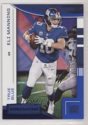 2018 Panini Rookies & Stars True Blue /49 Eli Manning #4 - Image 1 of 2