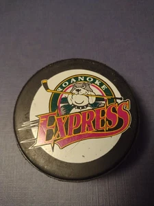 1998 Roanoke Express 10th anniversary Hockey Puck ECHL Minor - Picture 1 of 7