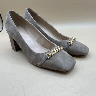 Ann Taylor Beige Leather Heels US8 - B1110117 - Image 1 of 4