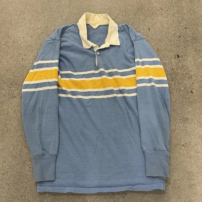 Винтажная темно-синяя рубашка регби с длинным рукавом Canterbury International - Изображение 1 из 4