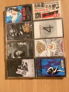 Classic Rock Cassette Tapes from 80s/90s - Picture 1 of 3